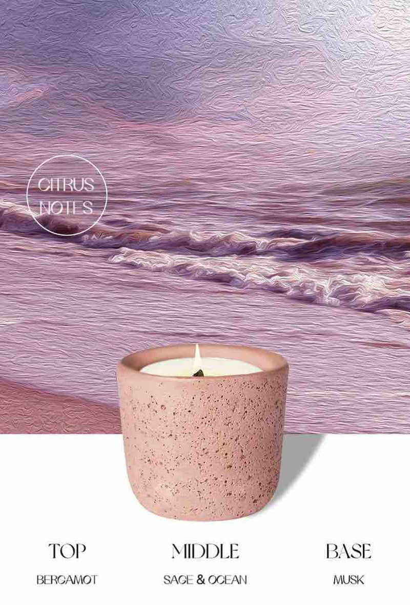 Spiritual Wellness Wood-Wick Soy Candle — Alps Pink