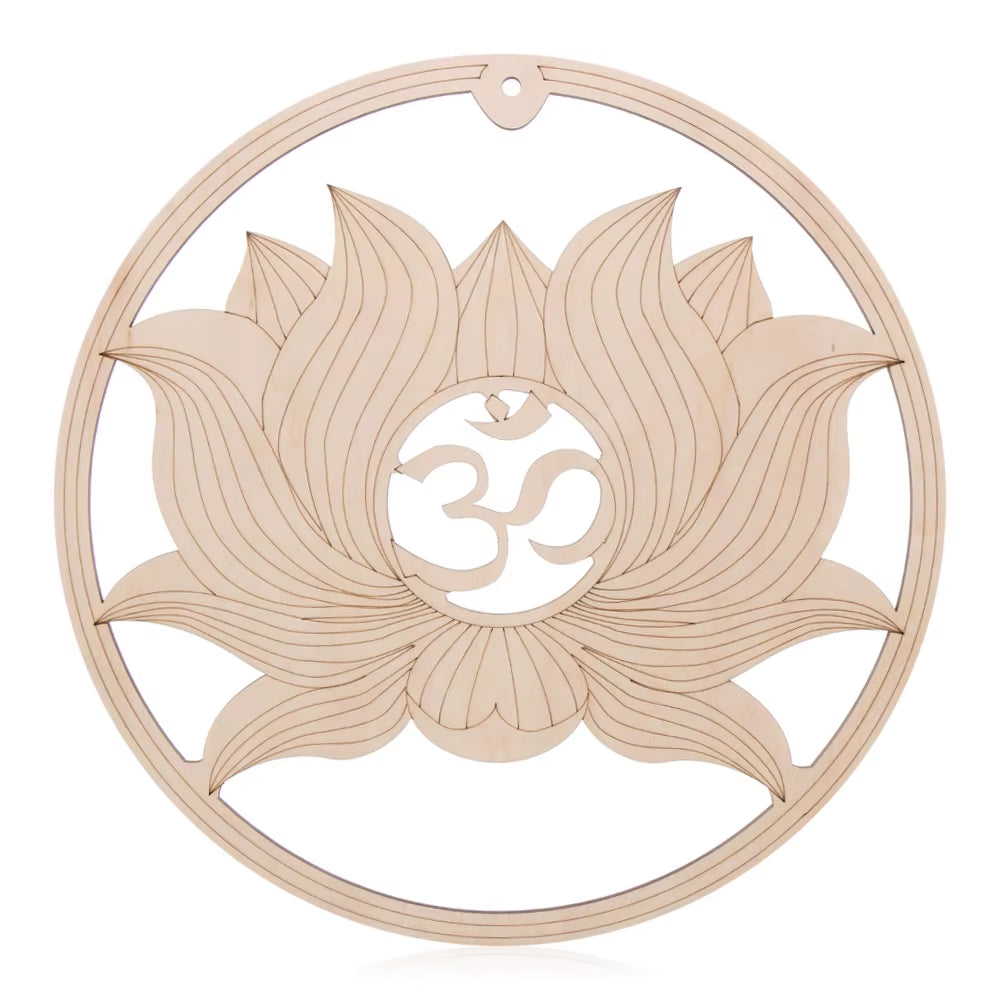 Spiritual Wellness Wooden “Flower of Life” Coasters / Wall Art