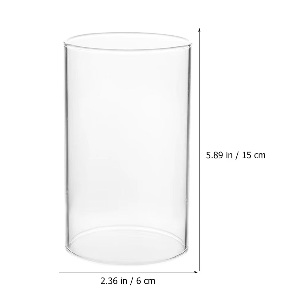 Spiritual Wellness Glass Cylinder Hanging Candle Holder