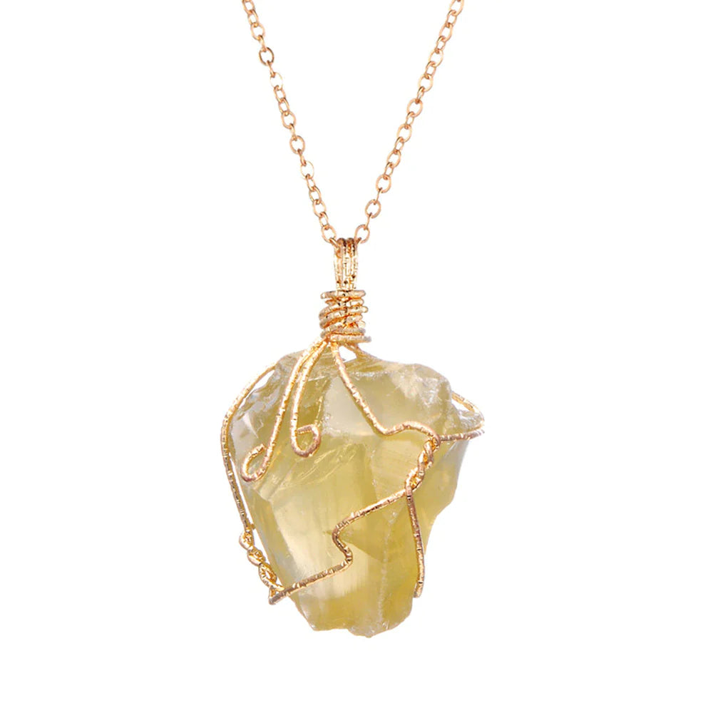 Spiritual Wellness — Chakra Stone Pendant Necklace