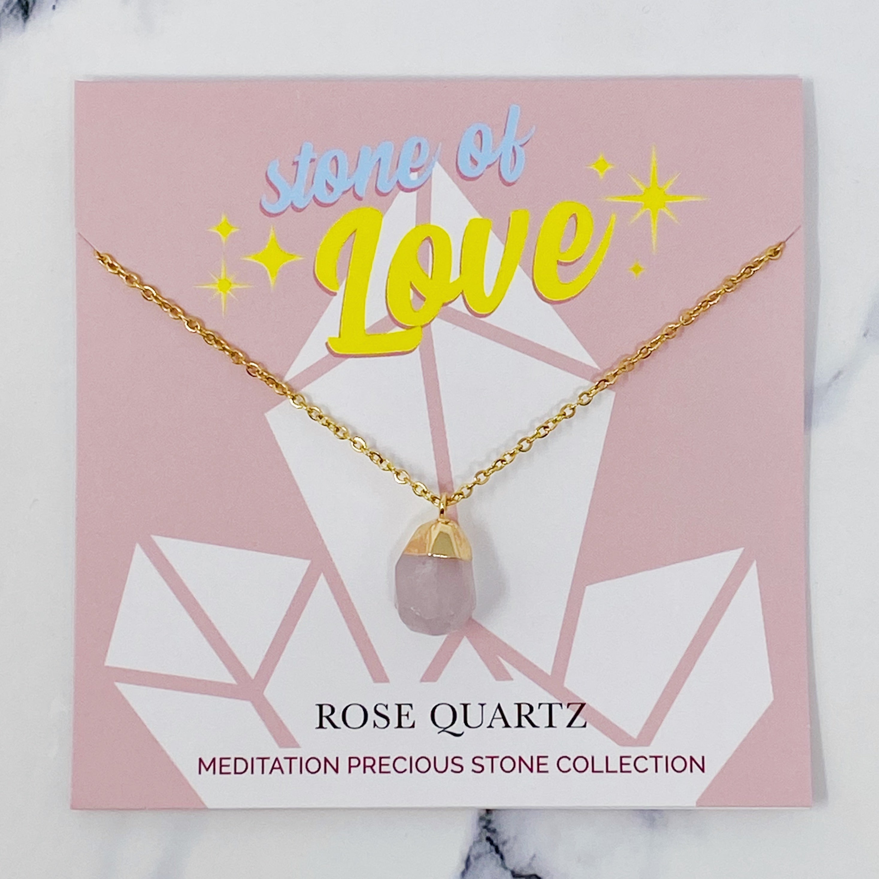 Spiritual Wellness — Meditation Semi-Precious Stone Pendant