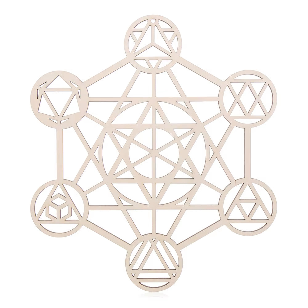 Spiritual Wellness Wooden “Flower of Life” Coasters / Wall Art