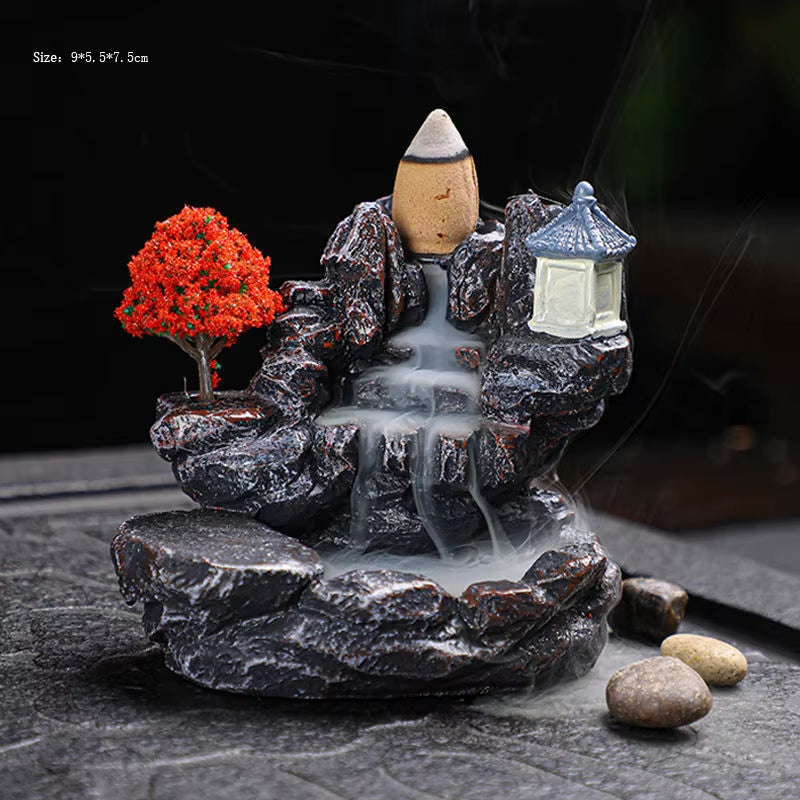 Spiritual Wellness Backflow Incense Burner