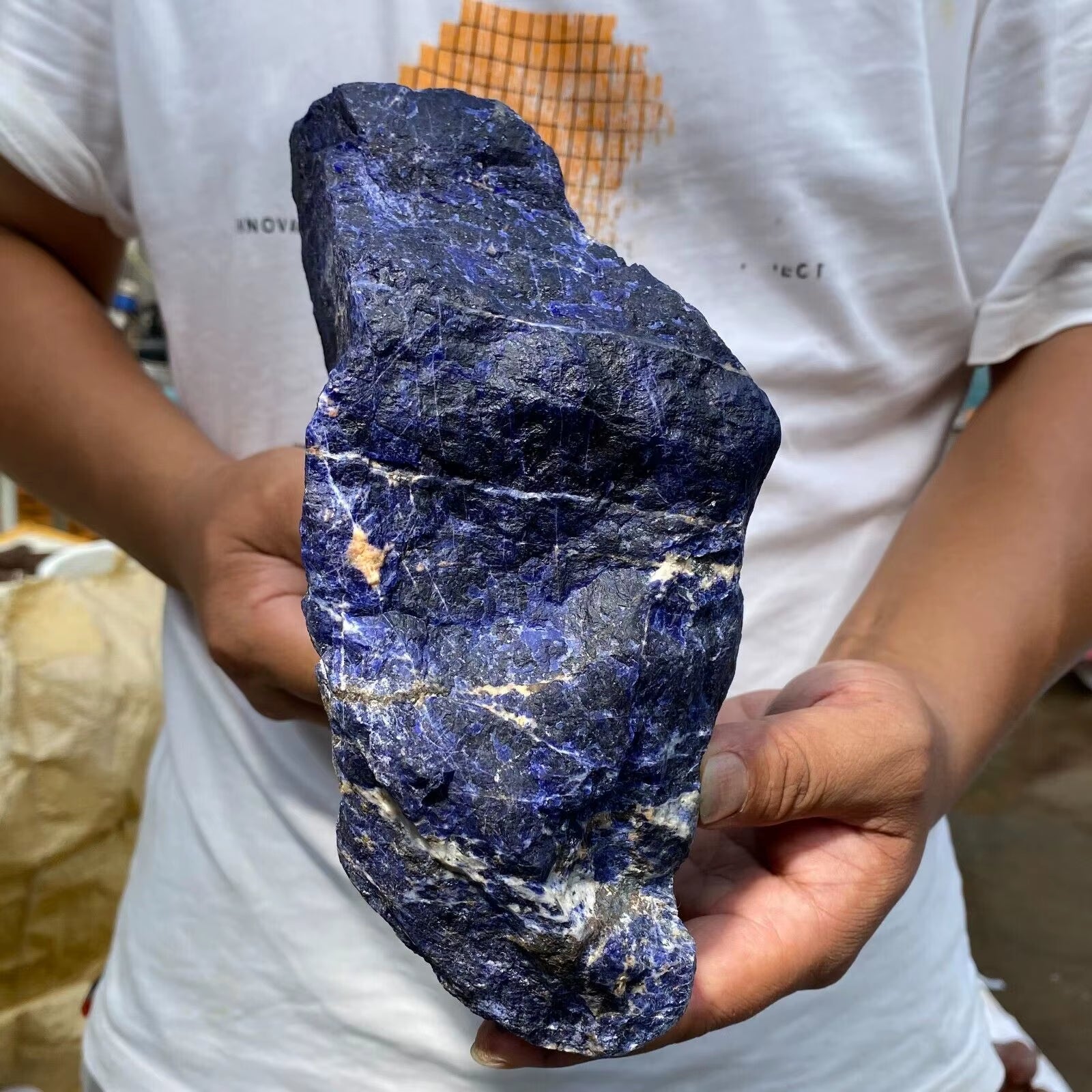 Spiritual Wellness Dark Blue Sodalite Gemstone