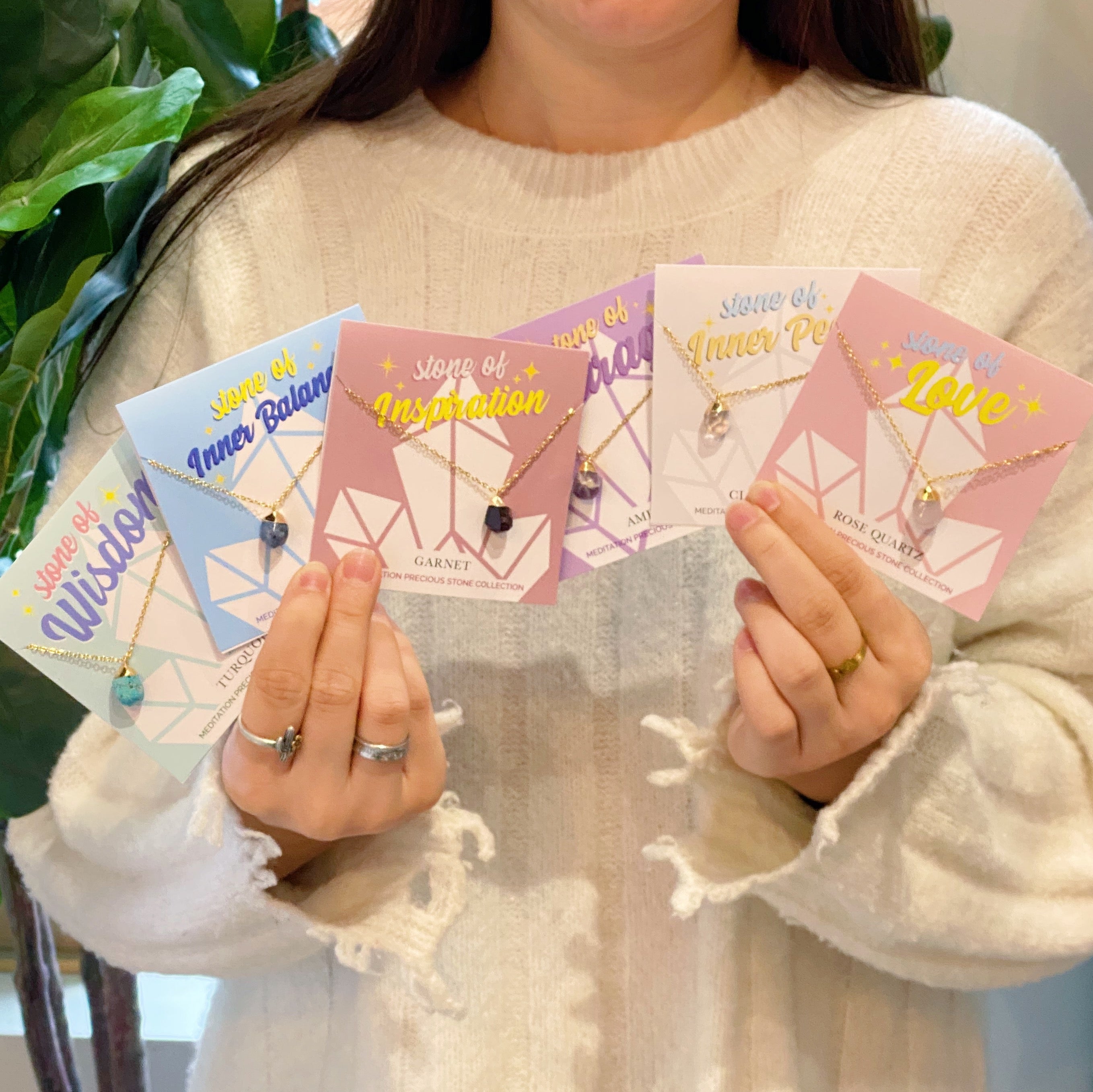 Spiritual Wellness — Meditation Semi-Precious Stone Pendant