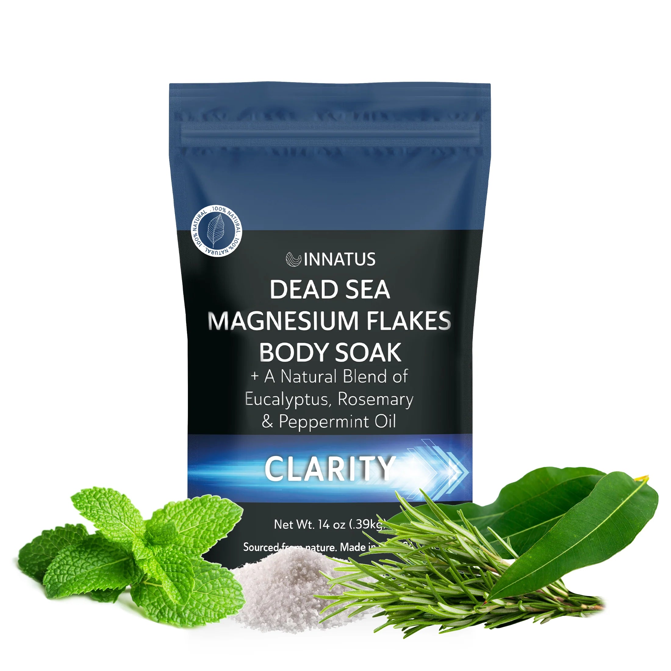 Spiritual Wellness Dead Sea Magnesium Flakes — Clarity Soak