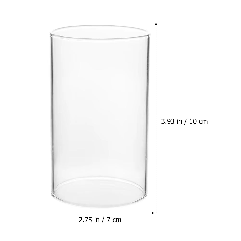 Spiritual Wellness Glass Cylinder Hanging Candle Holder