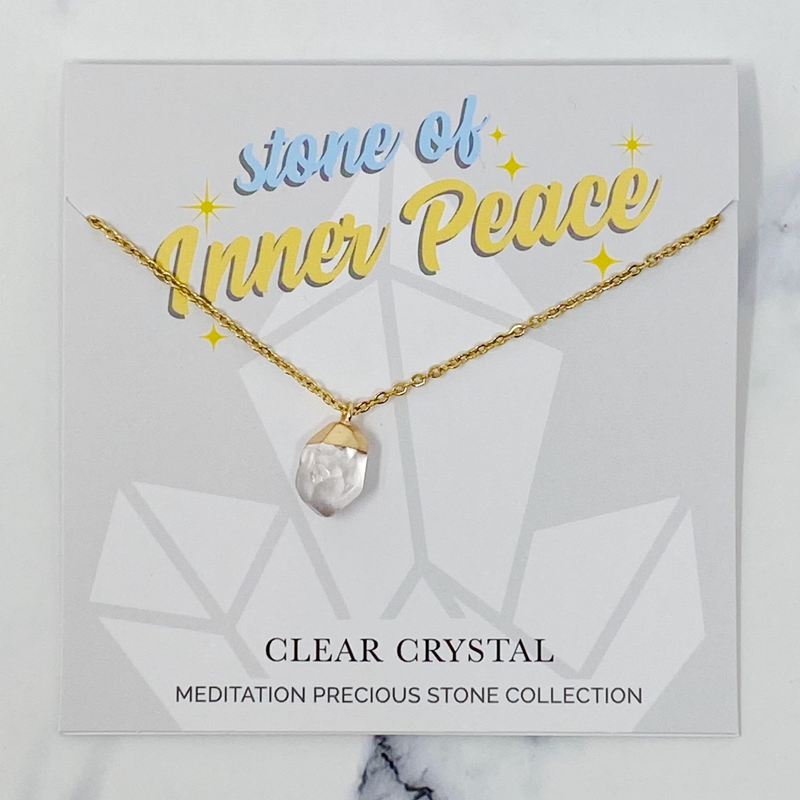 Spiritual Wellness — Meditation Semi-Precious Stone Pendant