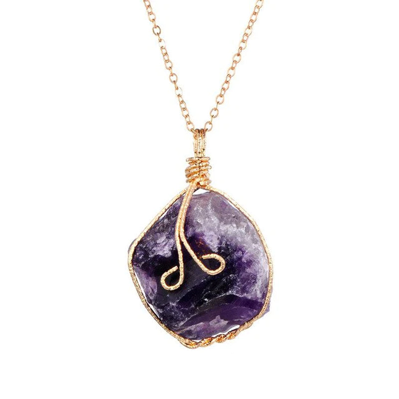 Spiritual Wellness — Chakra Stone Pendant Necklace