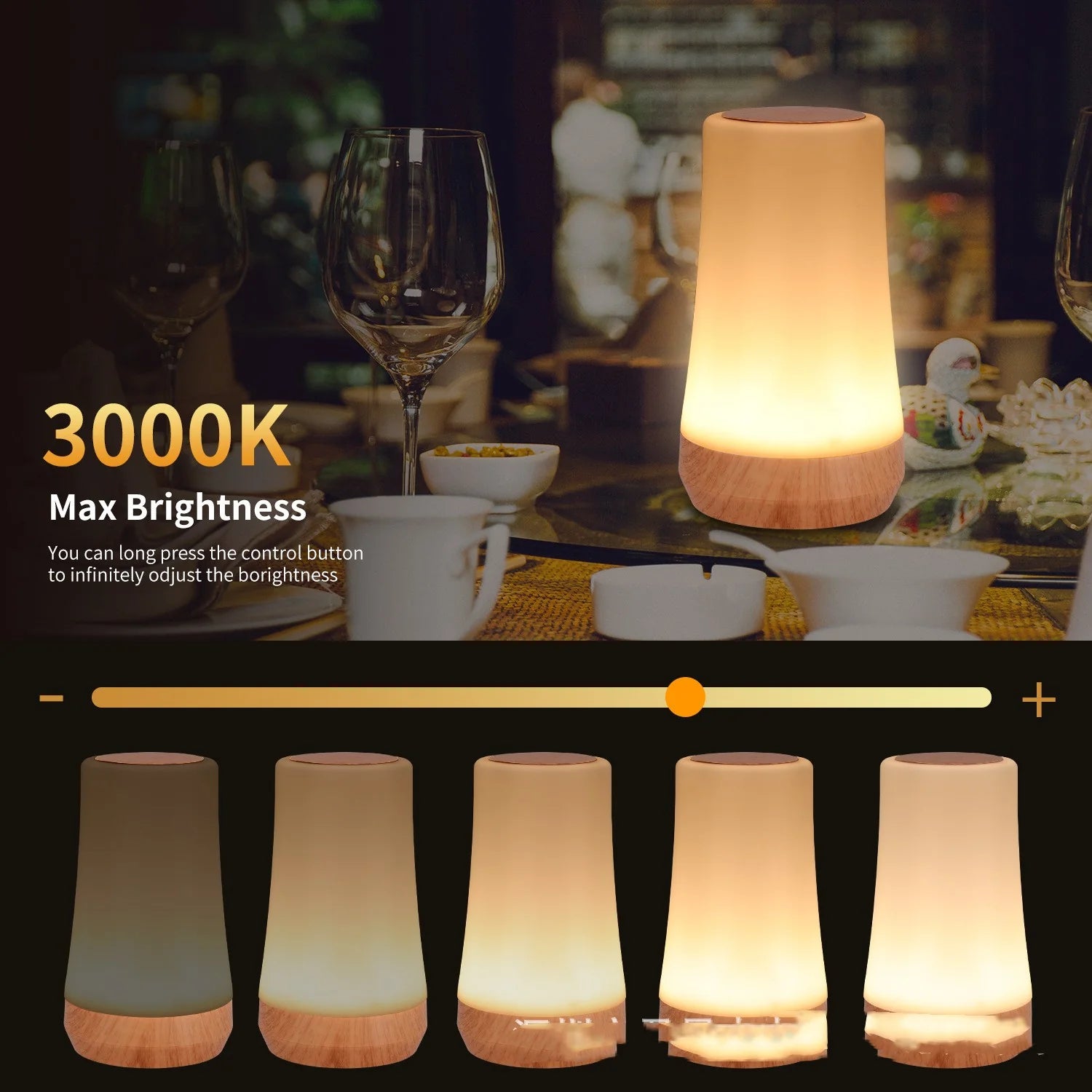 Spiritual Wellness Elegant Wooden Texture Mood Light