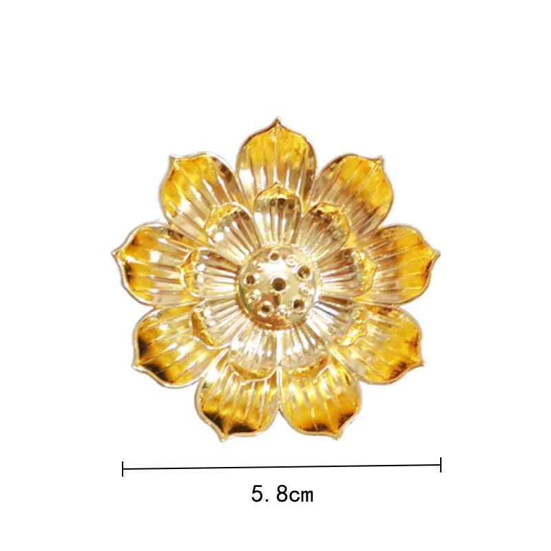 Spiritual Wellness Lotus Incense Stick Plate