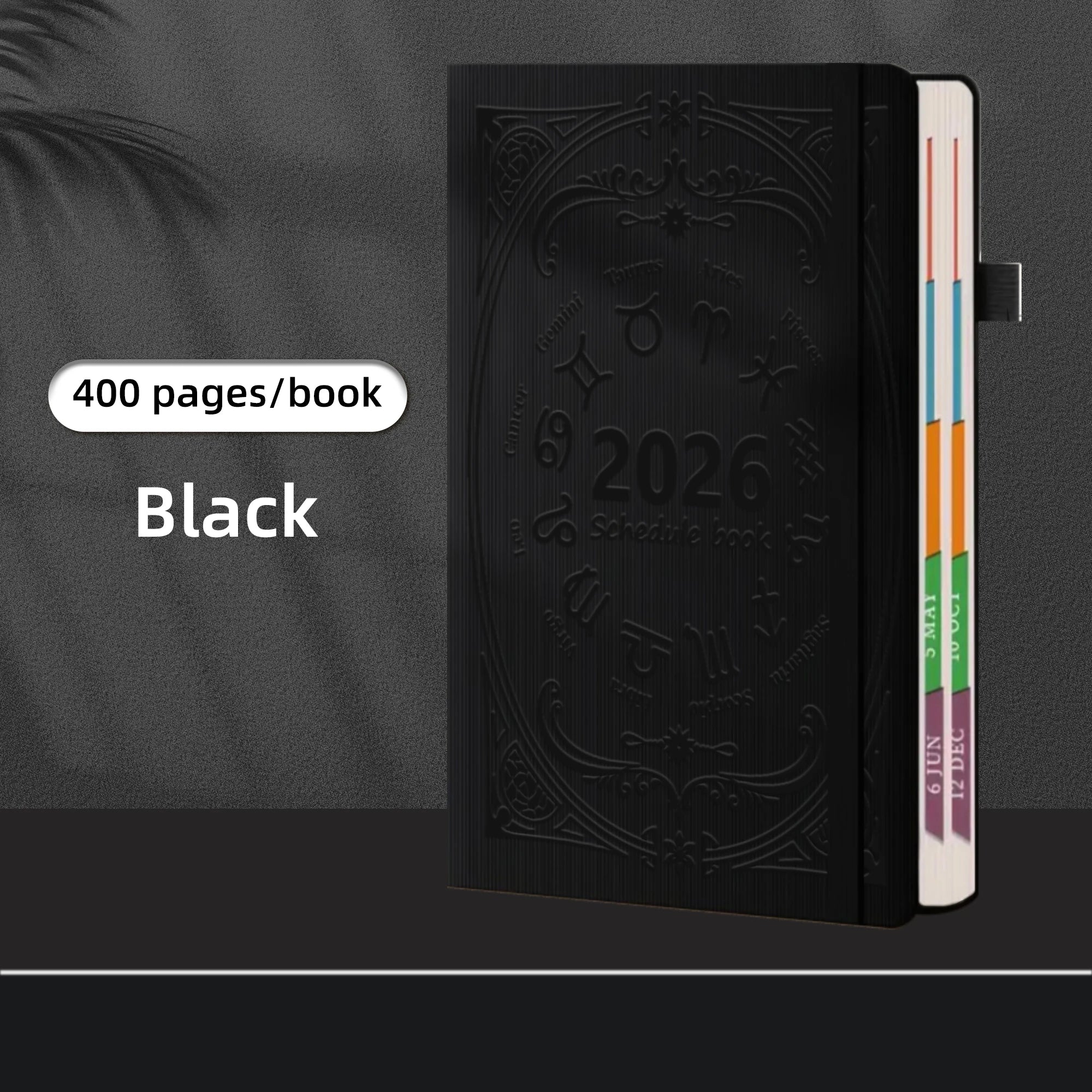 Spiritual Wellness 2026 Textured PU Agenda (A5)