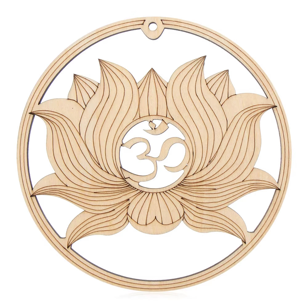 Spiritual Wellness Wooden “Flower of Life” Coasters / Wall Art