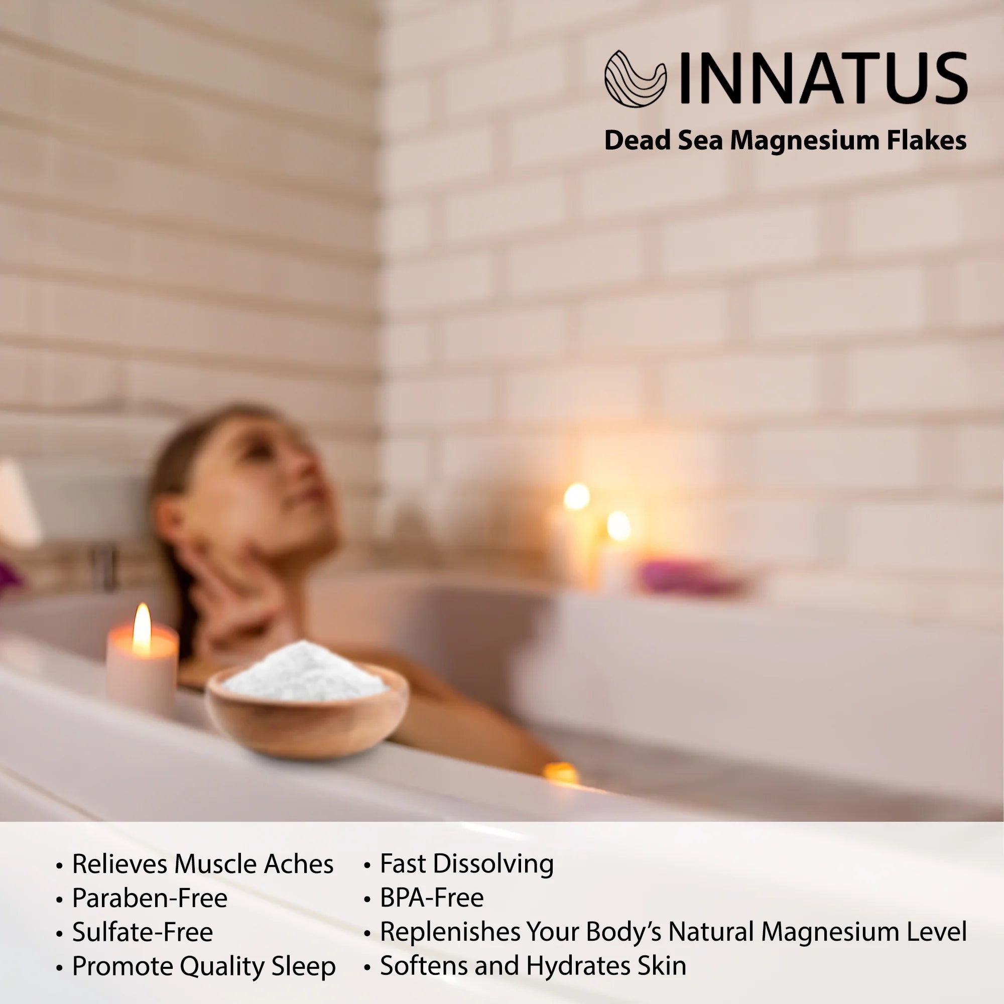 Spiritual Wellness Dead Sea Magnesium Flakes — Clarity Soak