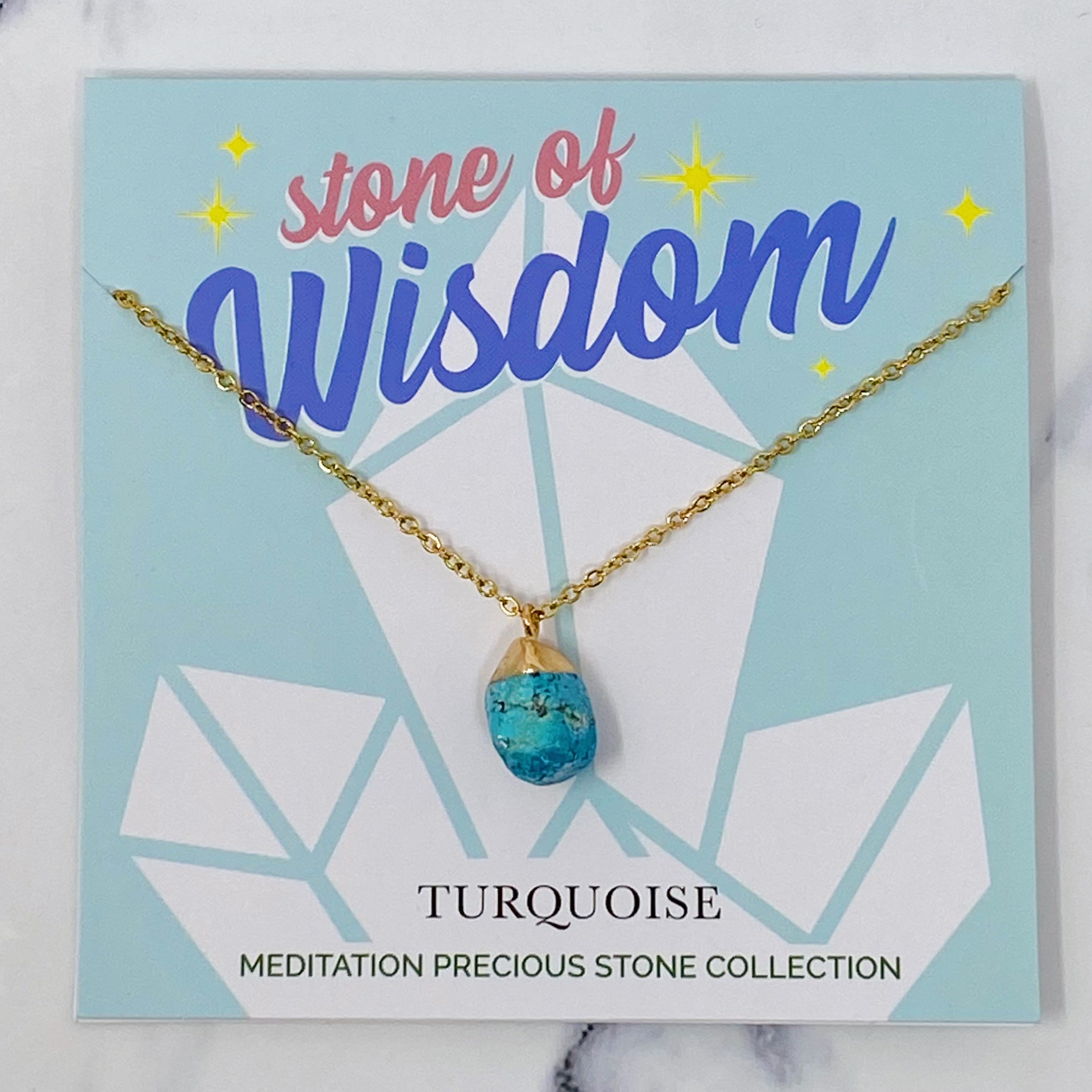 Spiritual Wellness — Meditation Semi-Precious Stone Pendant