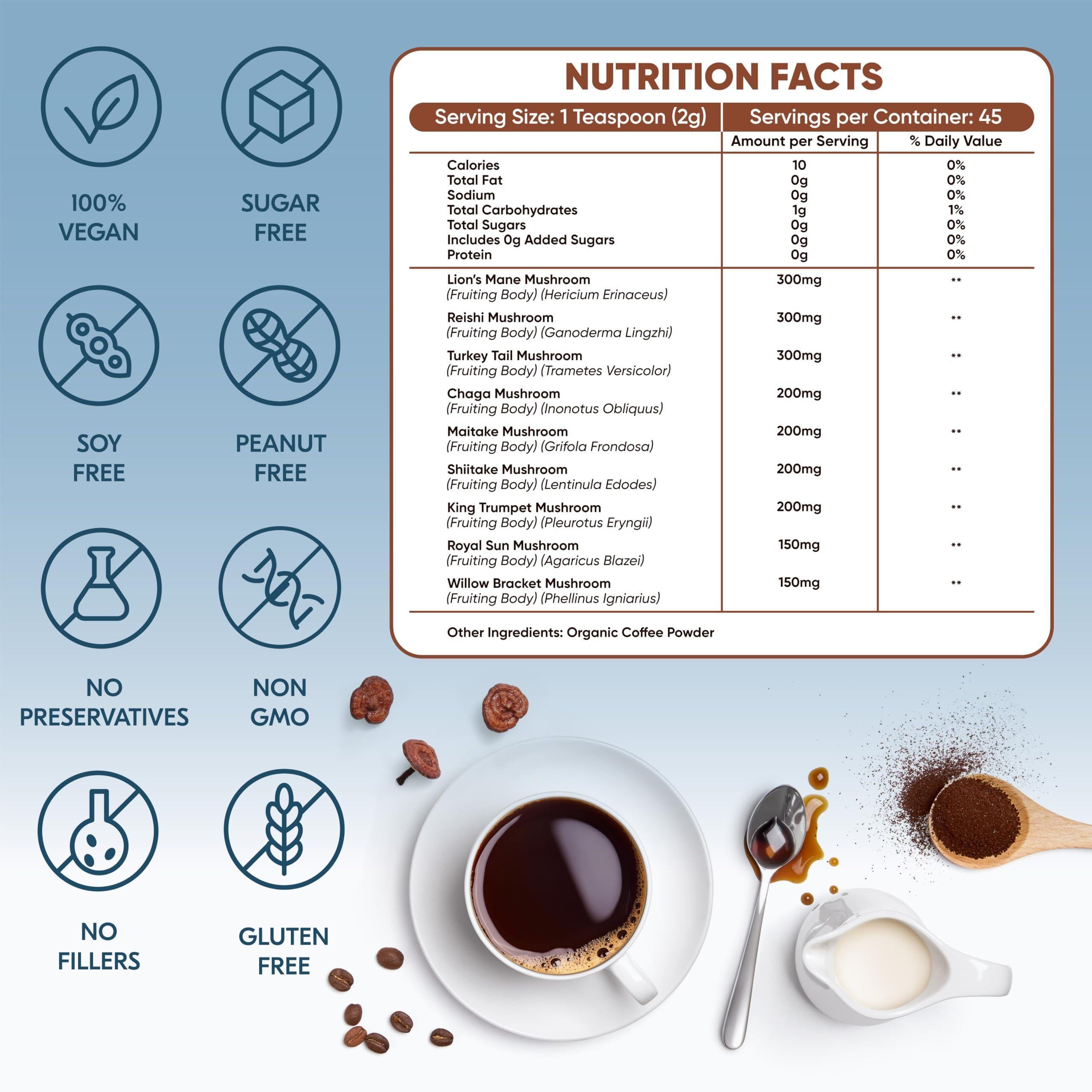 Spiritual Wellness Adaptogenic Mushroom Coffee