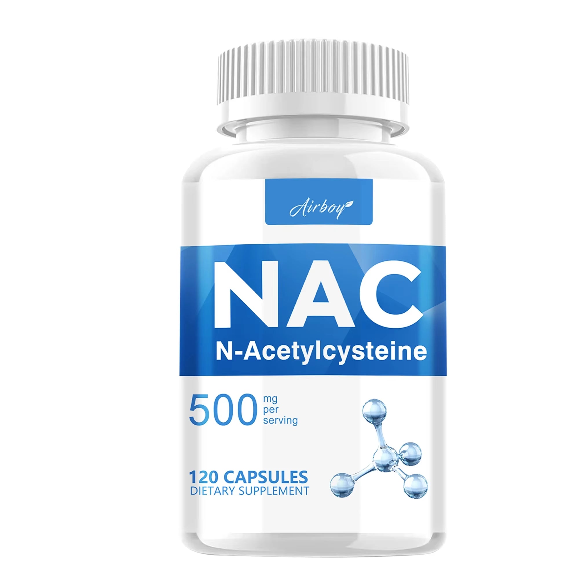 NAC Supplement - N-Acetylcysteine - Antioxidant, Promotes Liver and Kidney Detoxification, Support Skin Health - 120 Capsules