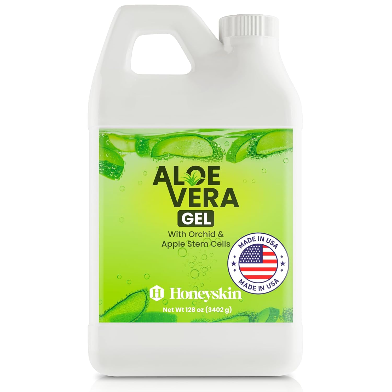 Soothing Aloe Vera Gel Made in the USA with Natural Ingredients (8 Fl Oz)