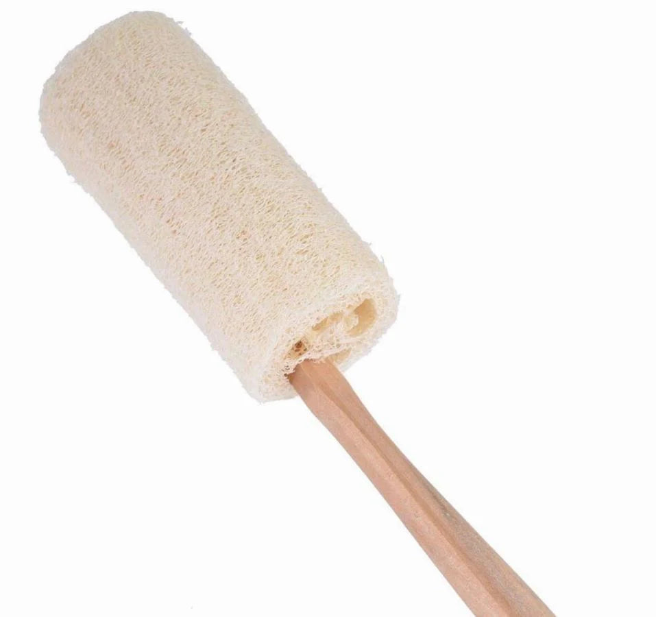 Spiritual Wellness Natural Loofah on Stick