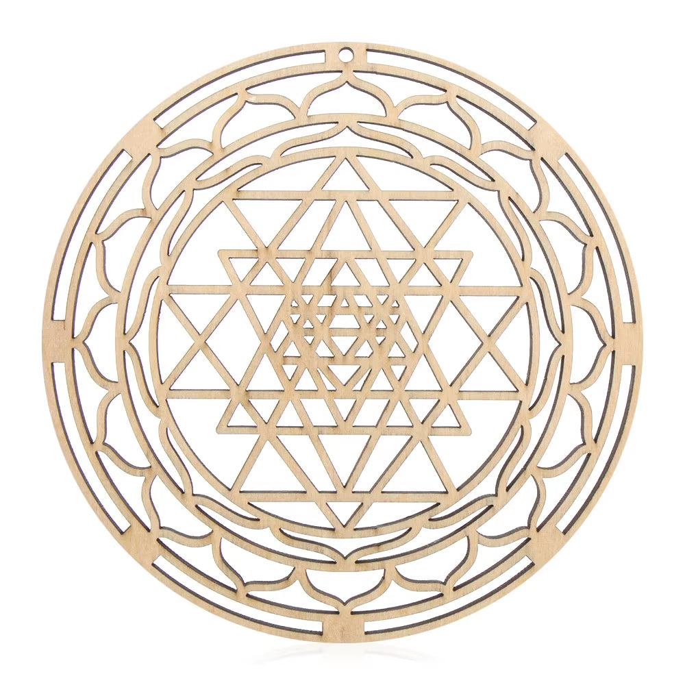 Spiritual Wellness Wooden “Flower of Life” Coasters / Wall Art