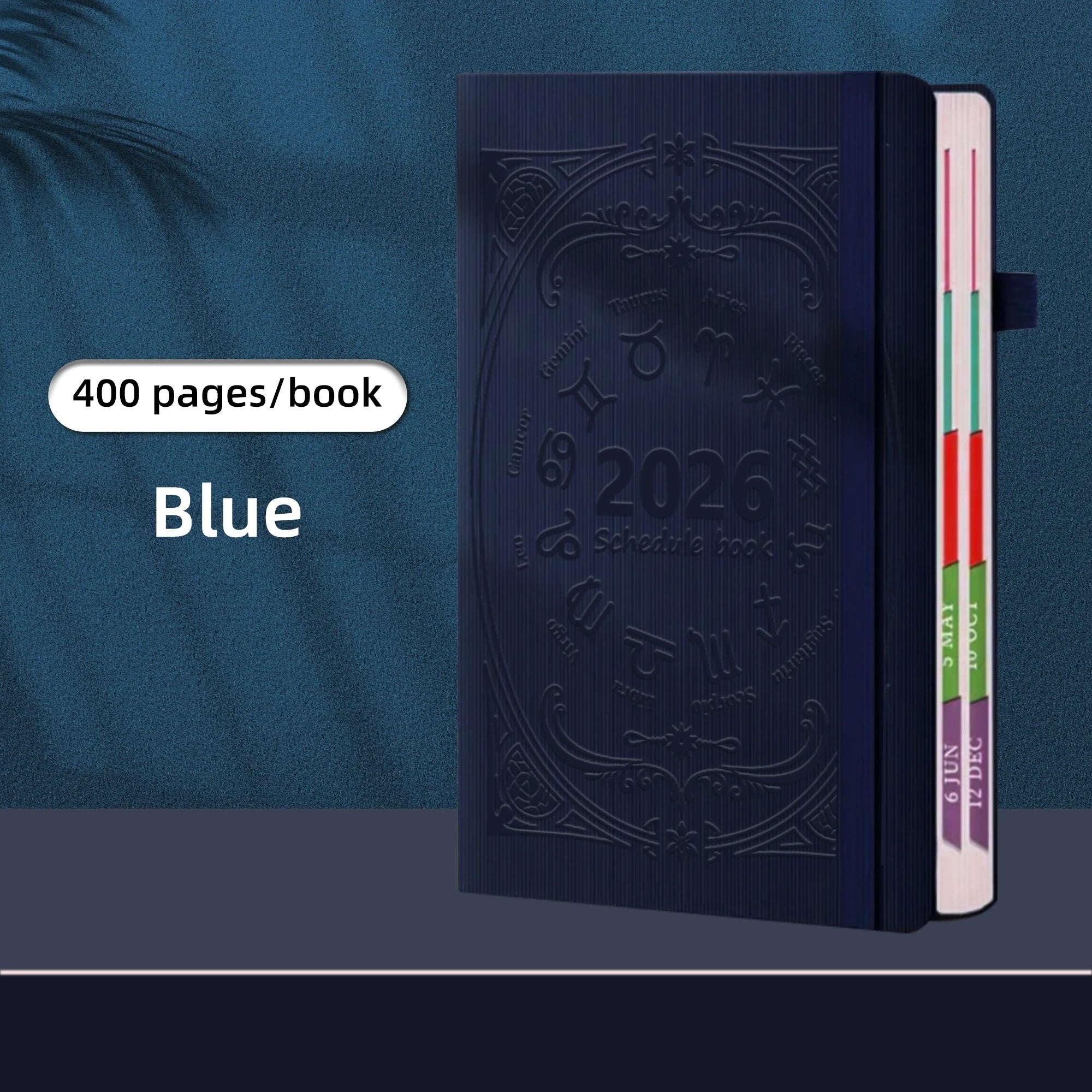 Spiritual Wellness 2026 Textured PU Agenda (A5)