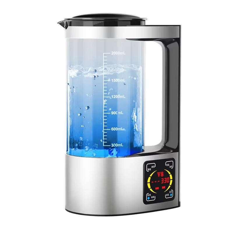 100-240V 2L Electric Hydrogen Rich Water Kettle Water Ionizer Machine Water Filter Drink Hydrogen Water Generator