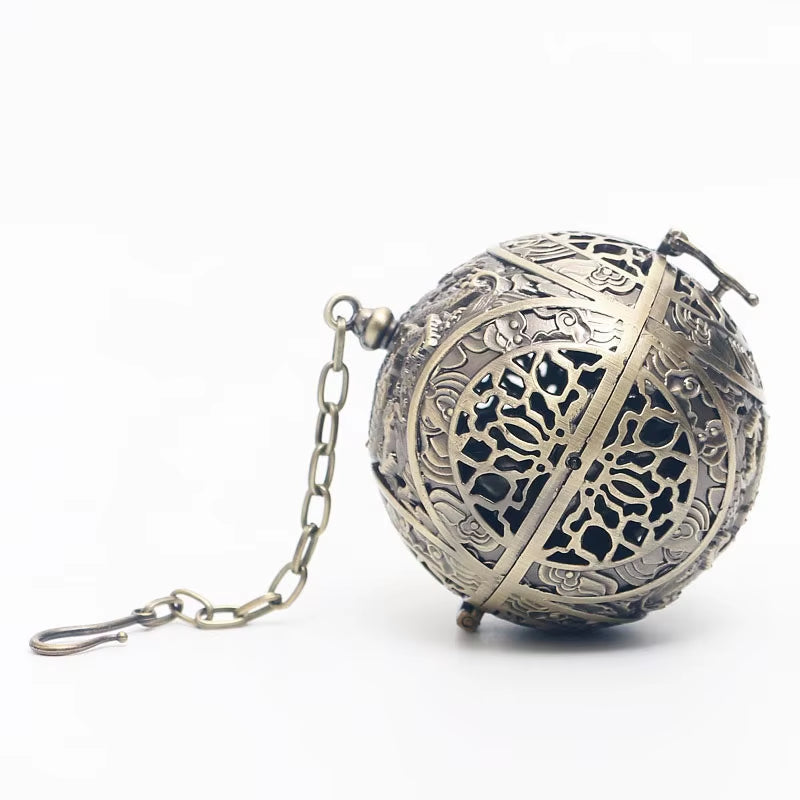 Spiritual Wellness Chinese Hanging Ball Incense Burner