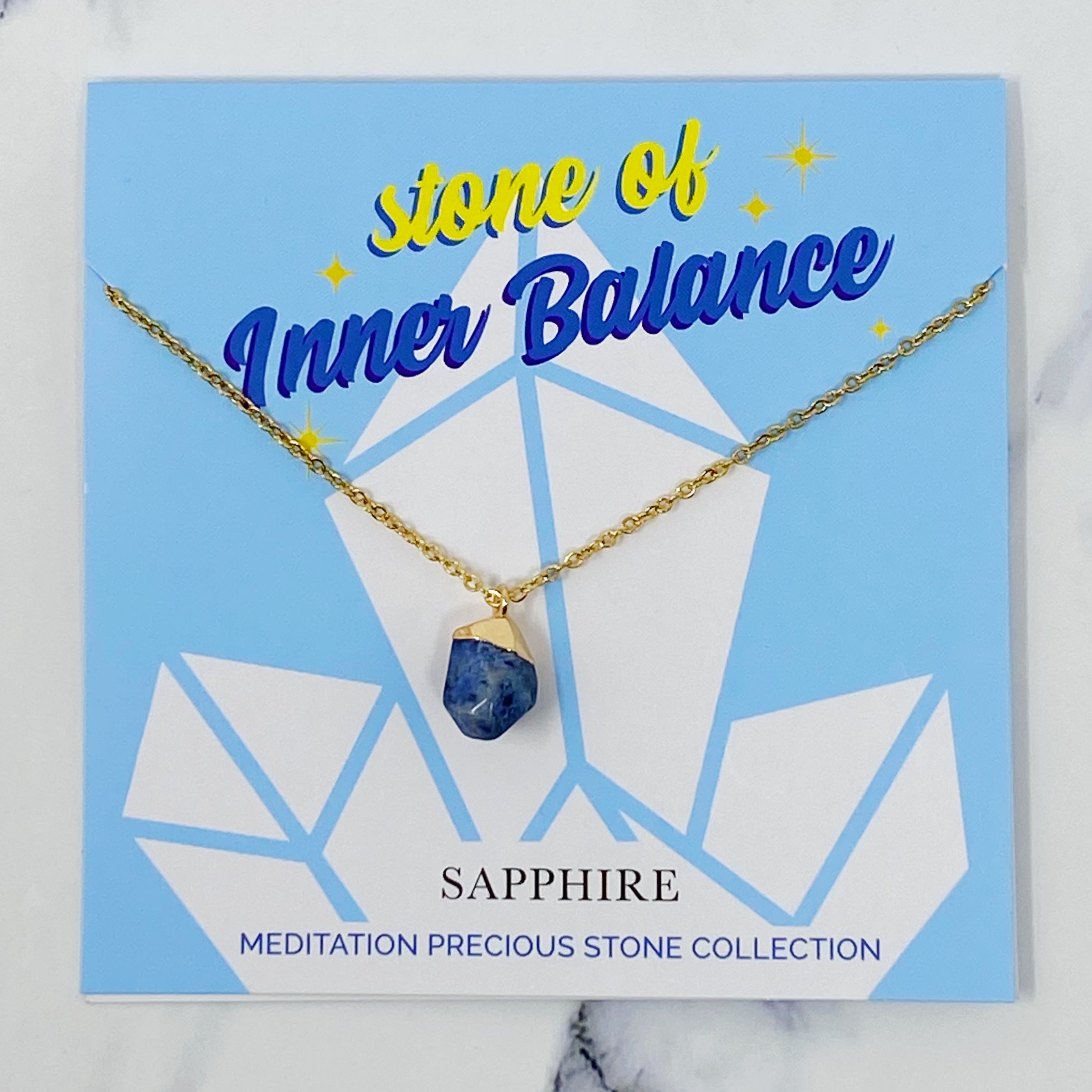 Spiritual Wellness — Meditation Semi-Precious Stone Pendant