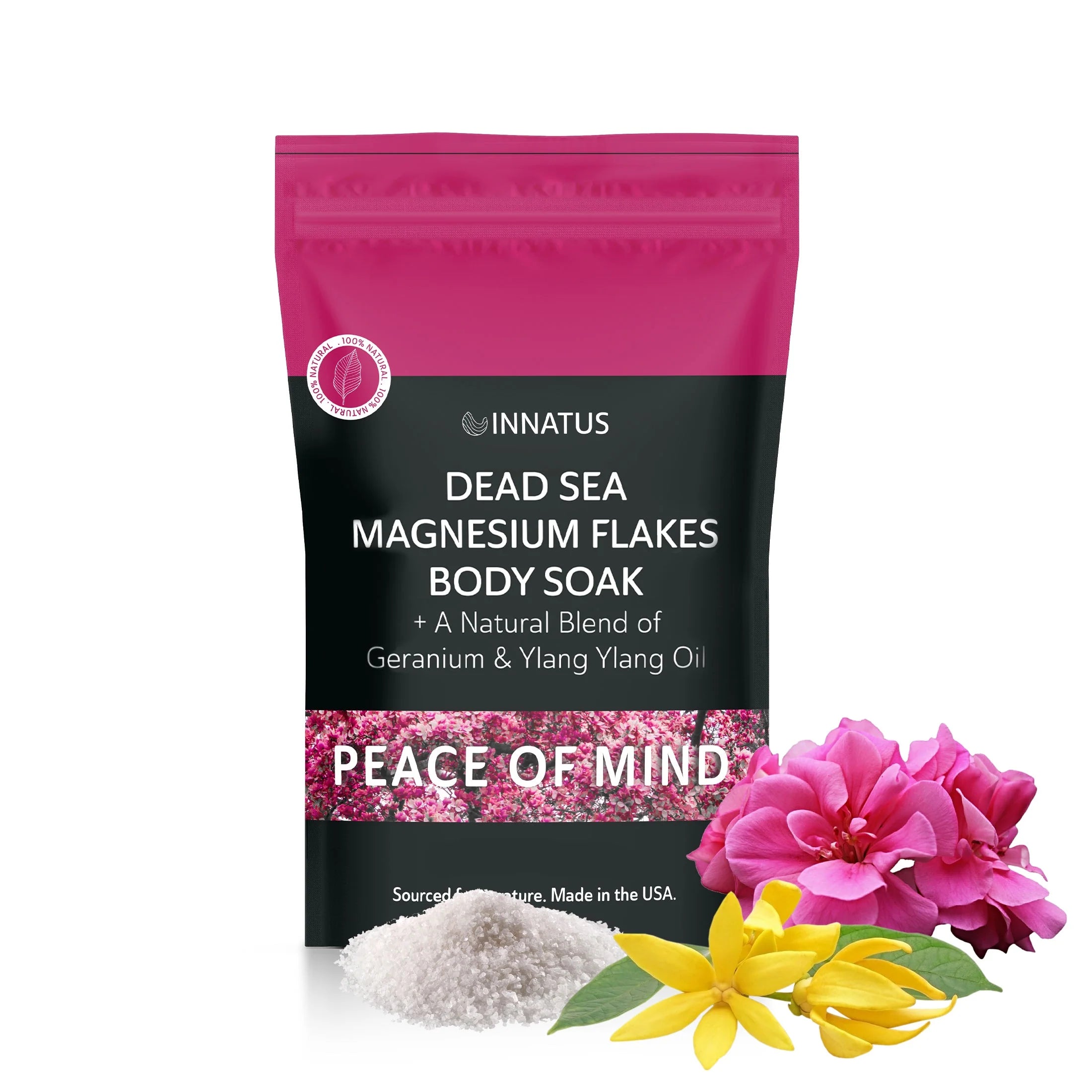 Spritual Wellness Dead Sea Magnesium Flakes — Peace of Mind Blend