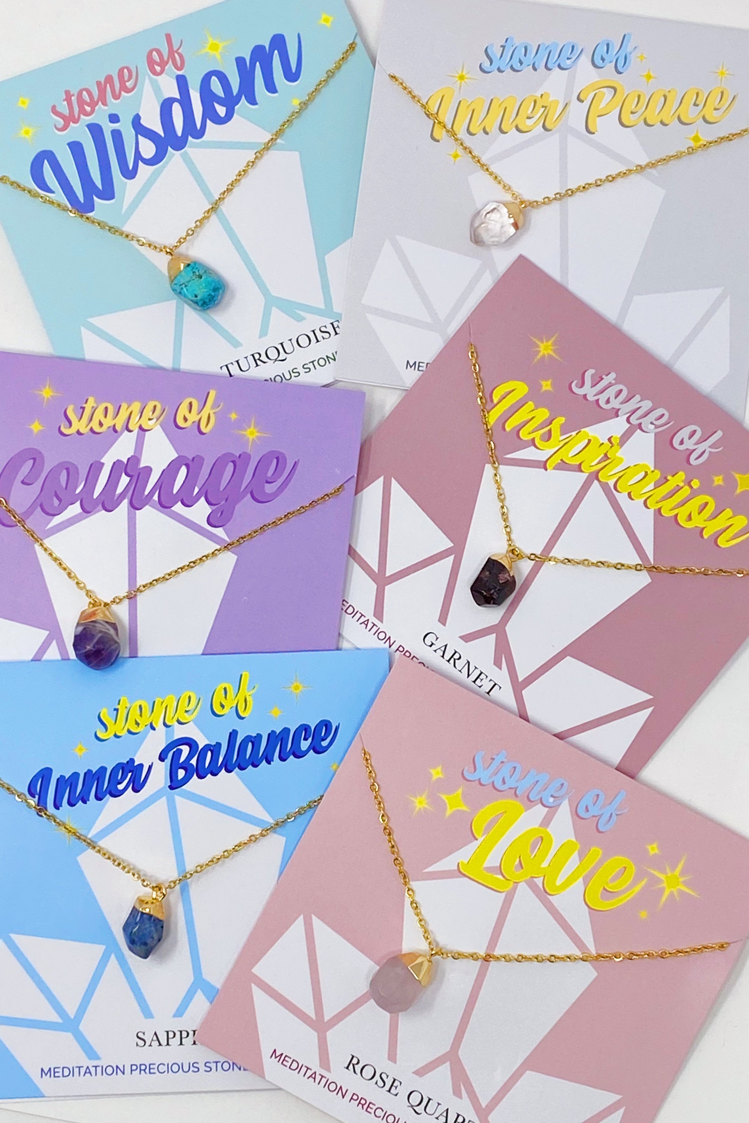 Spiritual Wellness — Meditation Semi-Precious Stone Pendant