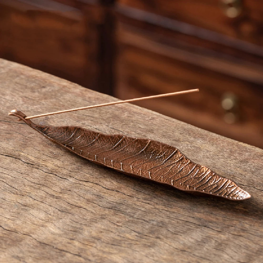 Spiritual Wellness Leaf Incense Burner