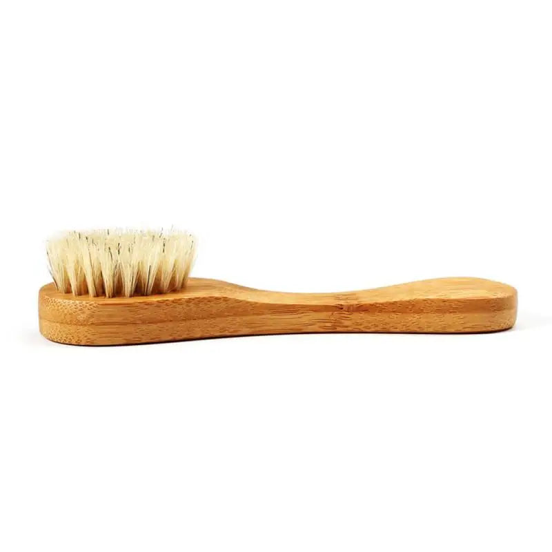 Natural Wood Facial Exfoliating Brush for Deep Cleansing & Massage