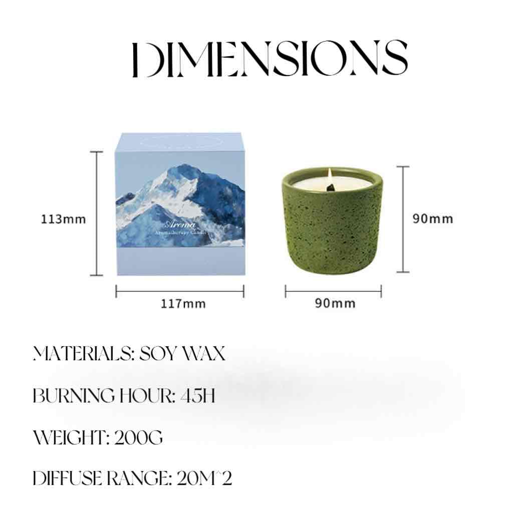 Spiritual Wellness Wood-Wick Soy Candle — Iceland Tundra