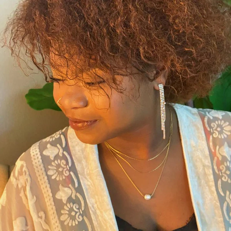 Spiritual Wellness — Layered Freshwater Pearl Pendant Necklace