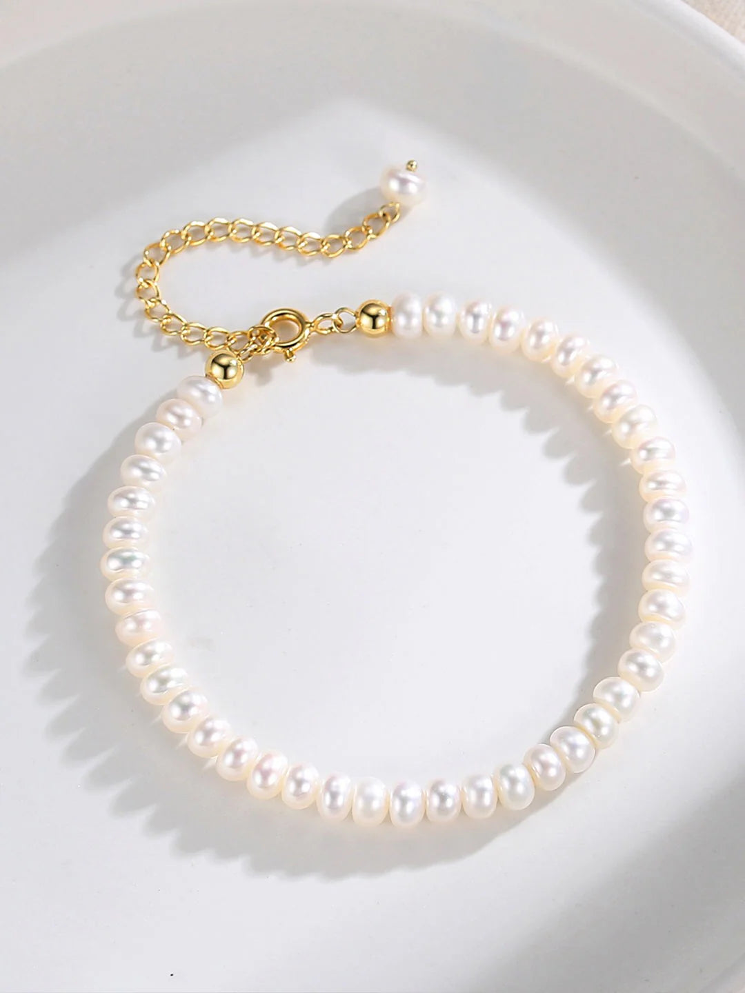Spiritual Wellness Classic Natural Pearl Bracelet