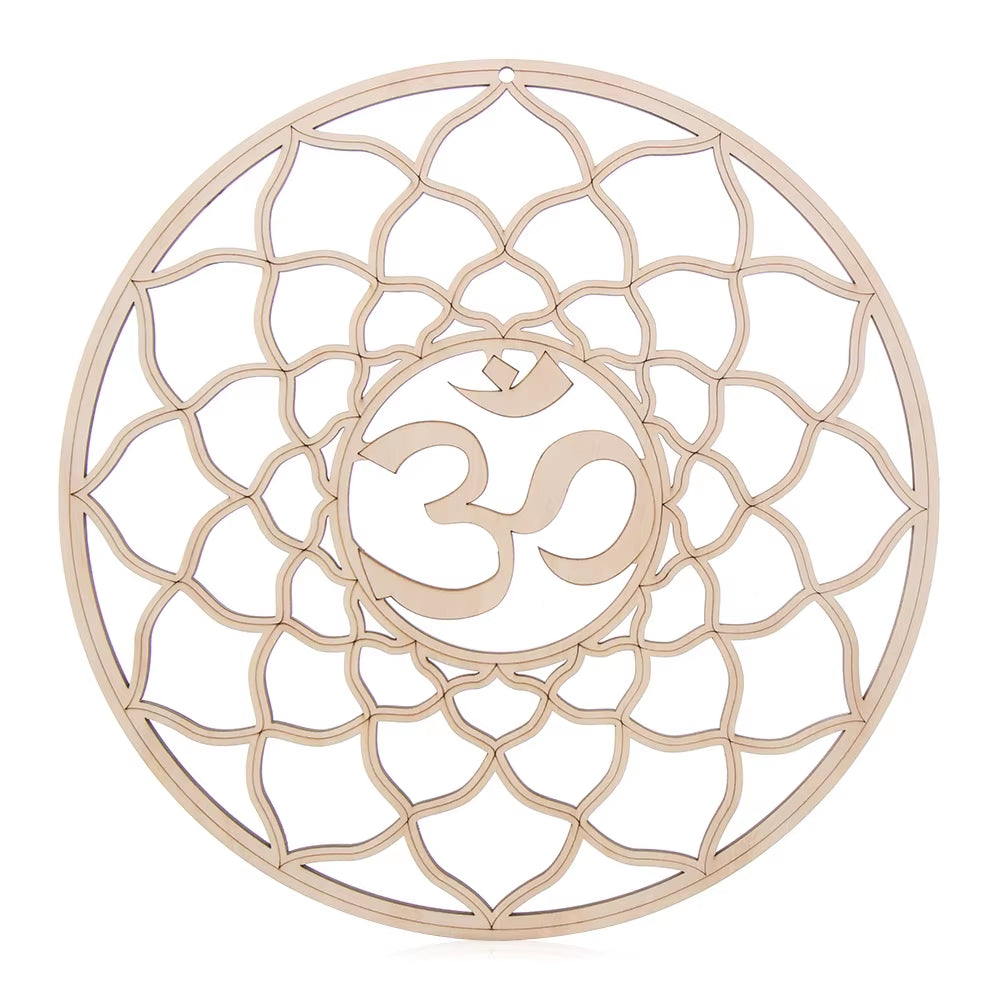 Spiritual Wellness Wooden “Flower of Life” Coasters / Wall Art