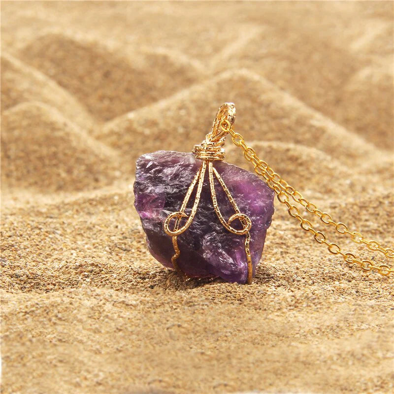 Spiritual Wellness — Chakra Stone Pendant Necklace