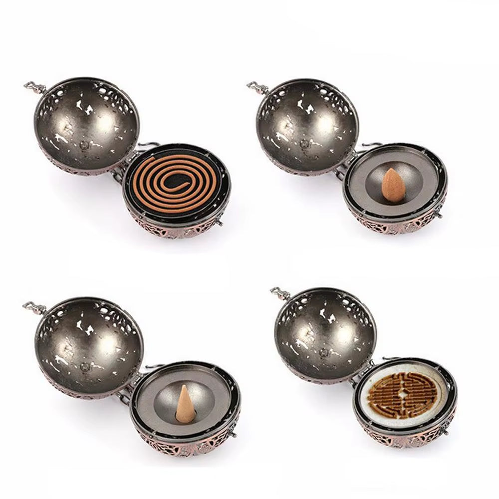 Spiritual Wellness Chinese Hanging Ball Incense Burner