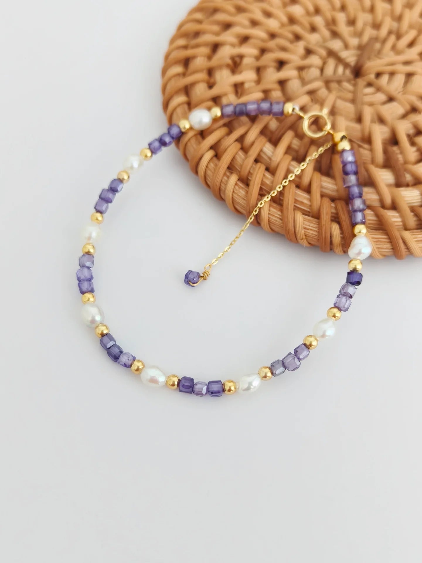 Spiritual Wellness — Natural Pearl Zircon Bracelet