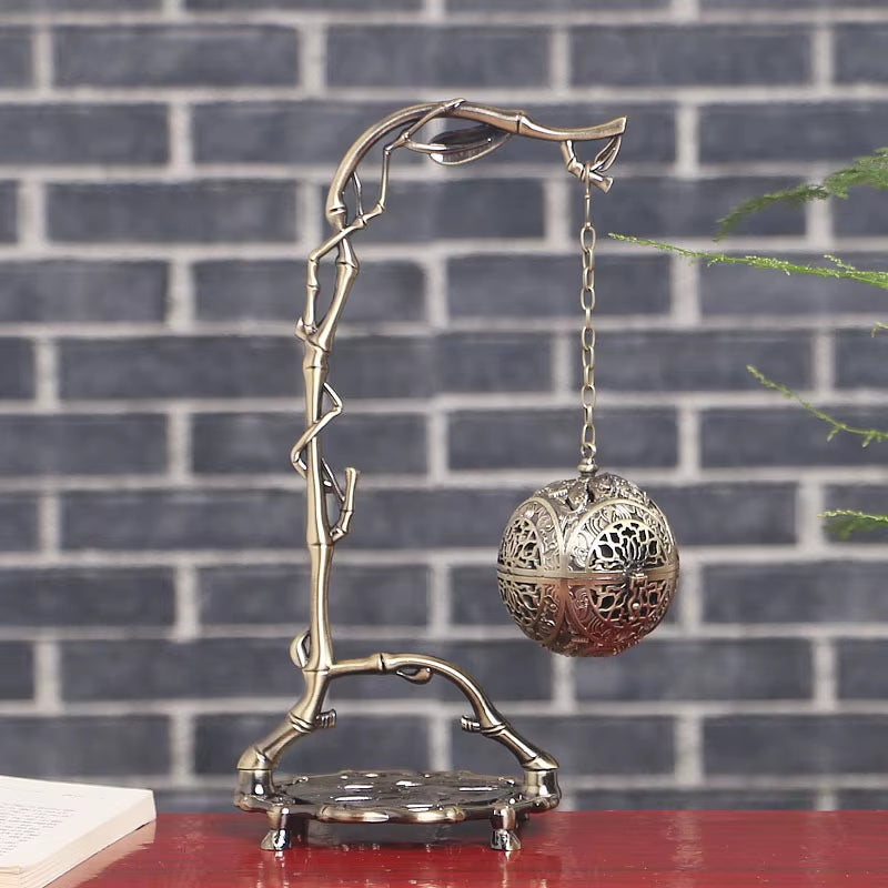 Spiritual Wellness Chinese Hanging Ball Incense Burner
