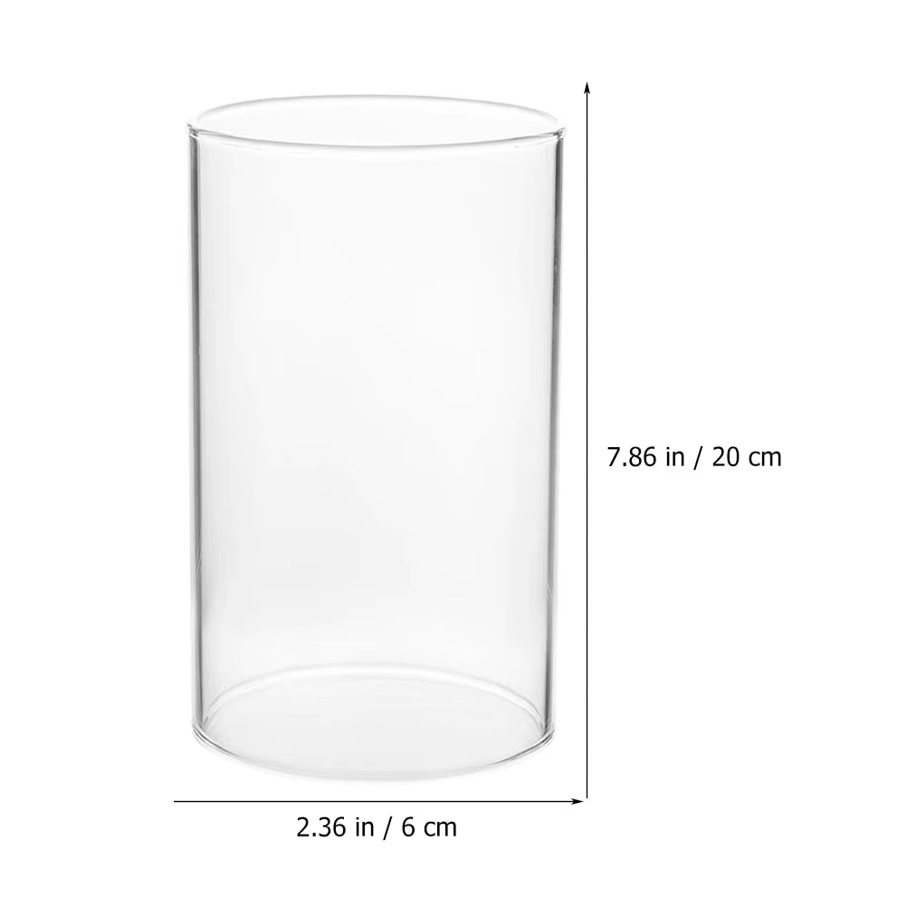 Spiritual Wellness Glass Cylinder Hanging Candle Holder