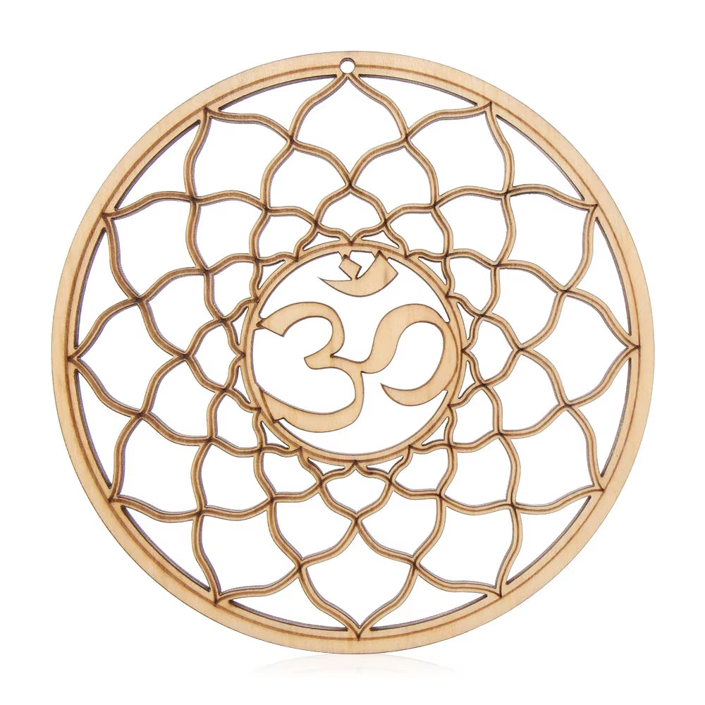 Spiritual Wellness Wooden “Flower of Life” Coasters / Wall Art