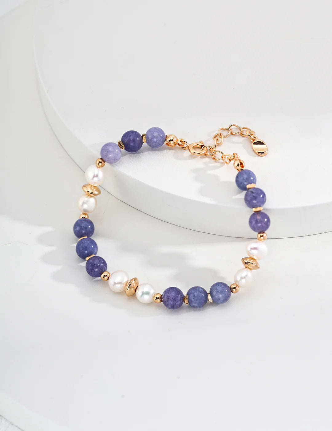 Spiritual Wellness — Pearl with Kunzite Bracelet