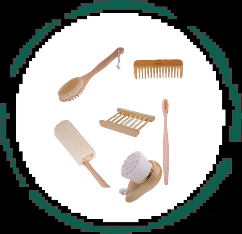 Spiritual Wellness Eco Bath Accessories Bundle