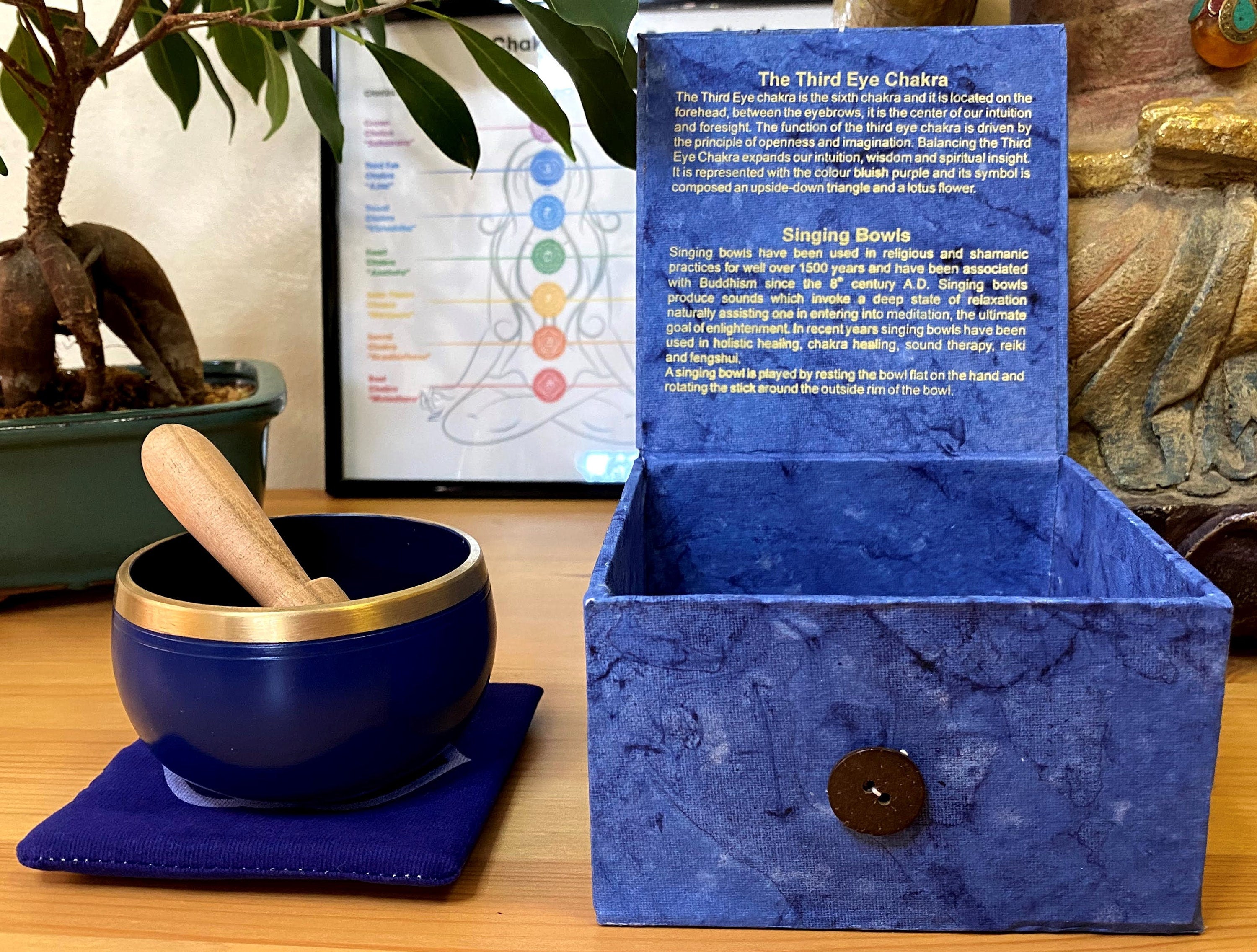 Spiritual Wellness Chakra Singing Bowls Set or Single Chakra