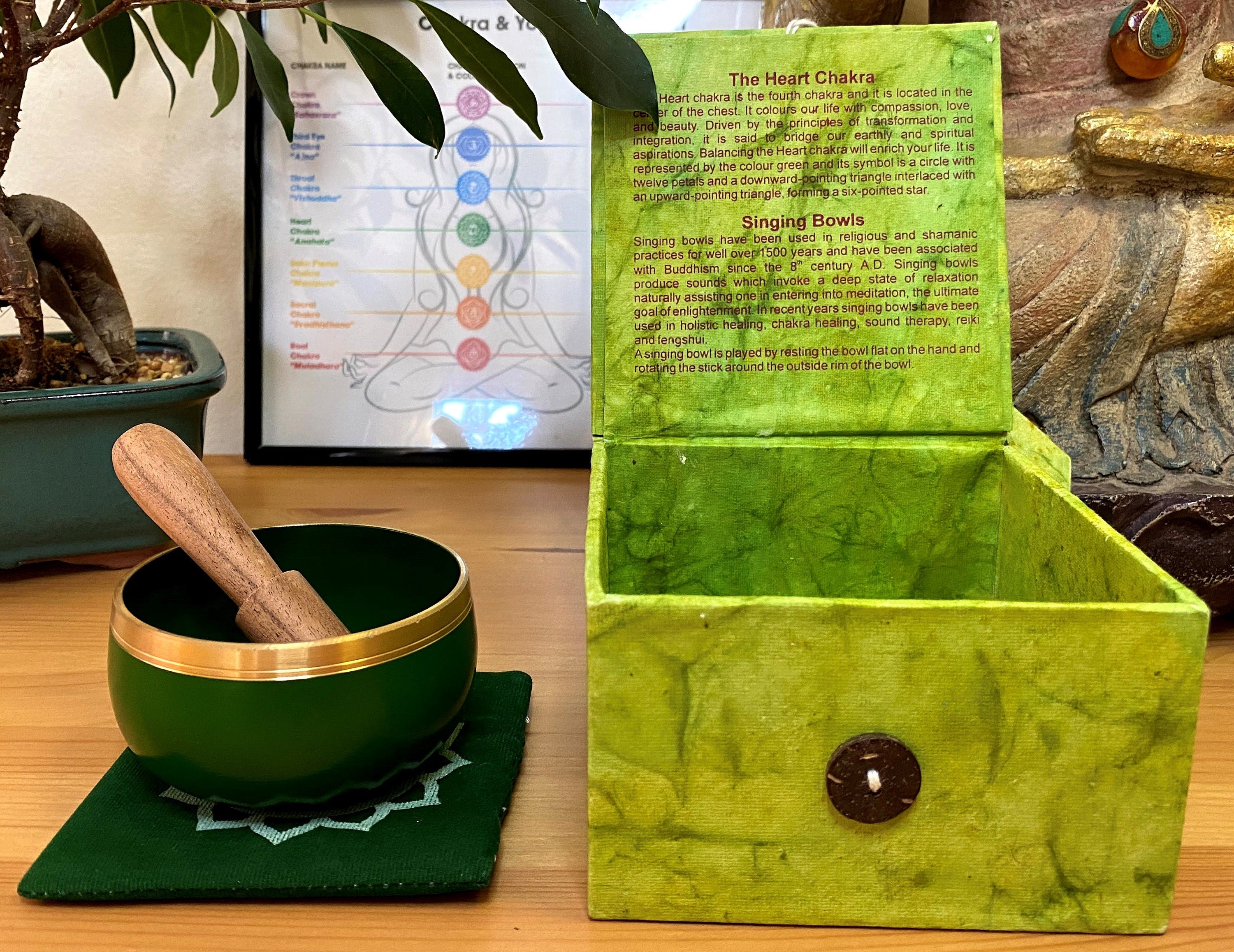 Spiritual Wellness Chakra Singing Bowls Set or Single Chakra