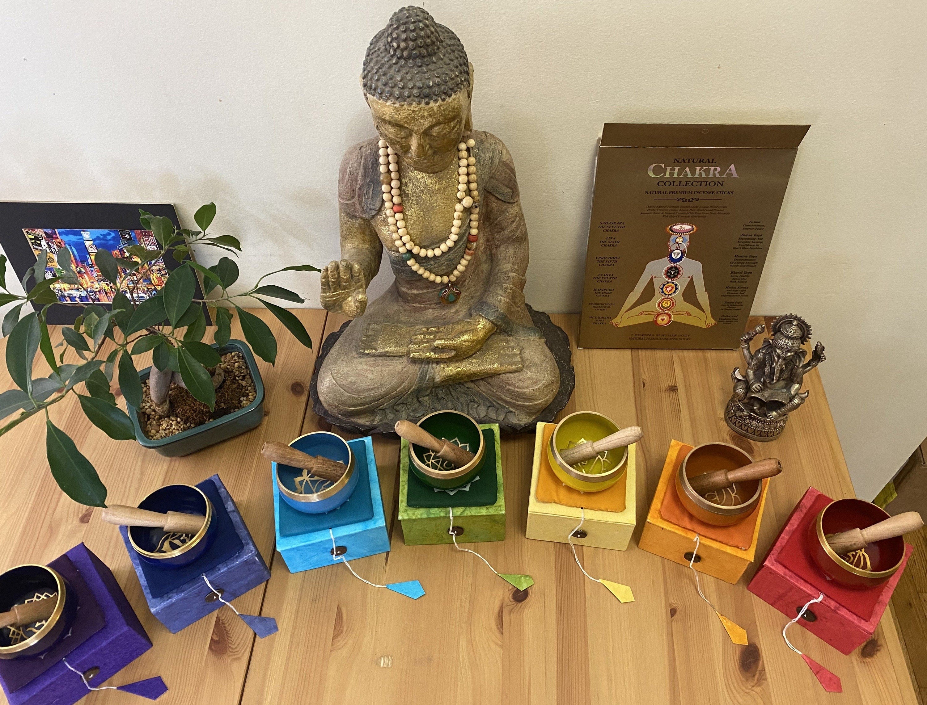 Spiritual Wellness Chakra Singing Bowls Set or Single Chakra