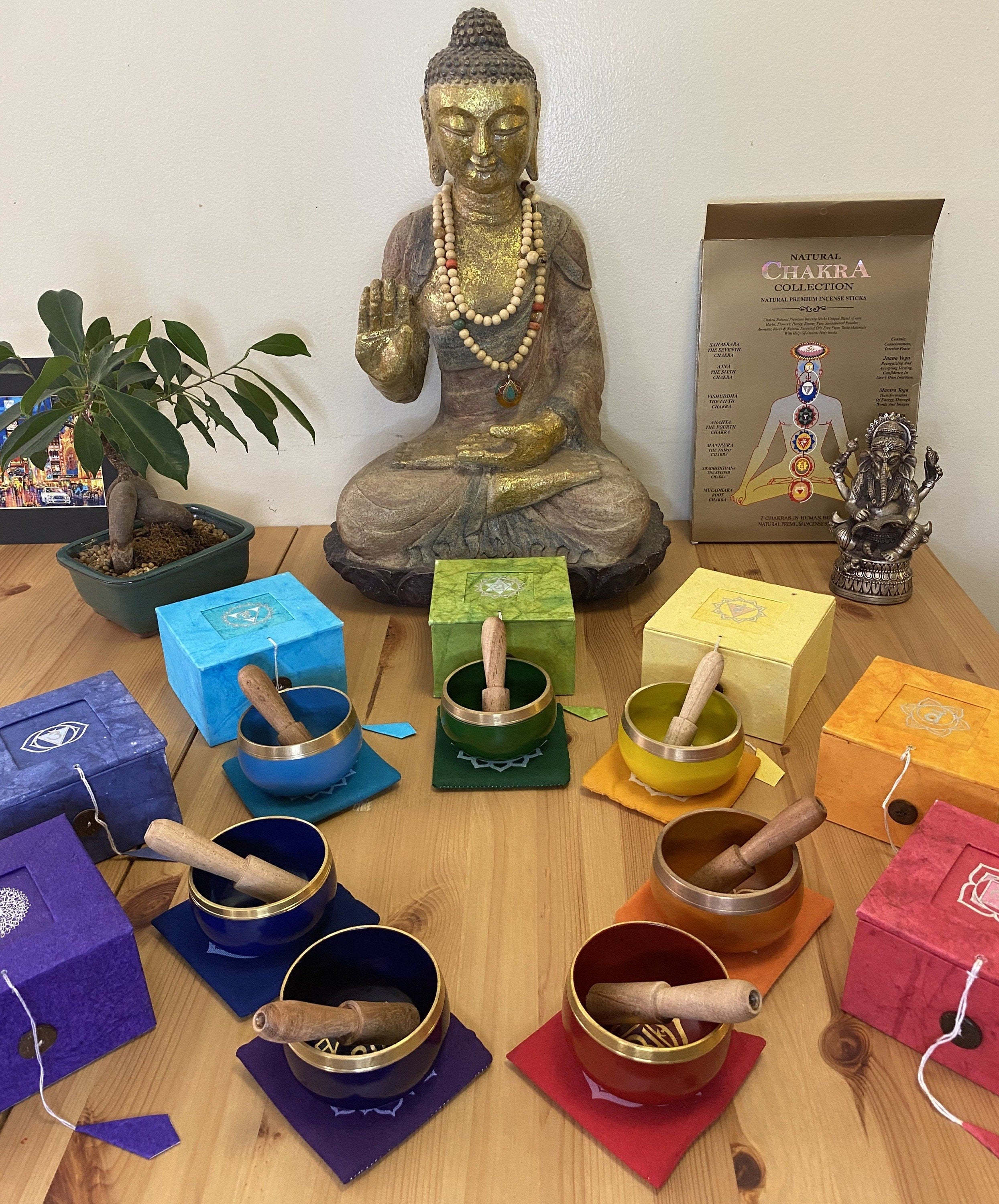 Spiritual Wellness Chakra Singing Bowls Set or Single Chakra