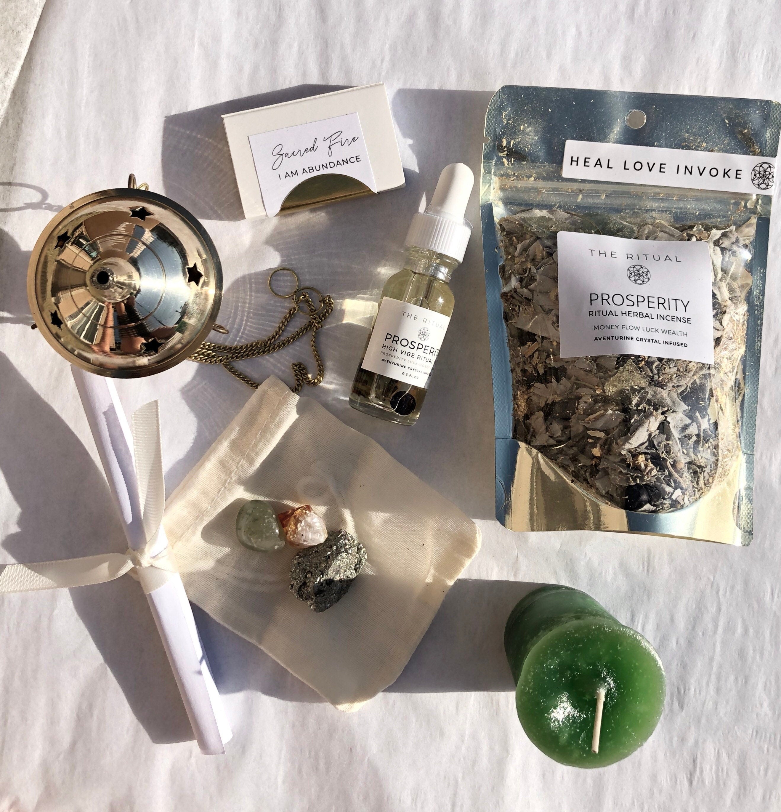 Spiritual Wellness Prosperity Ritual Kit | Money Manifestation