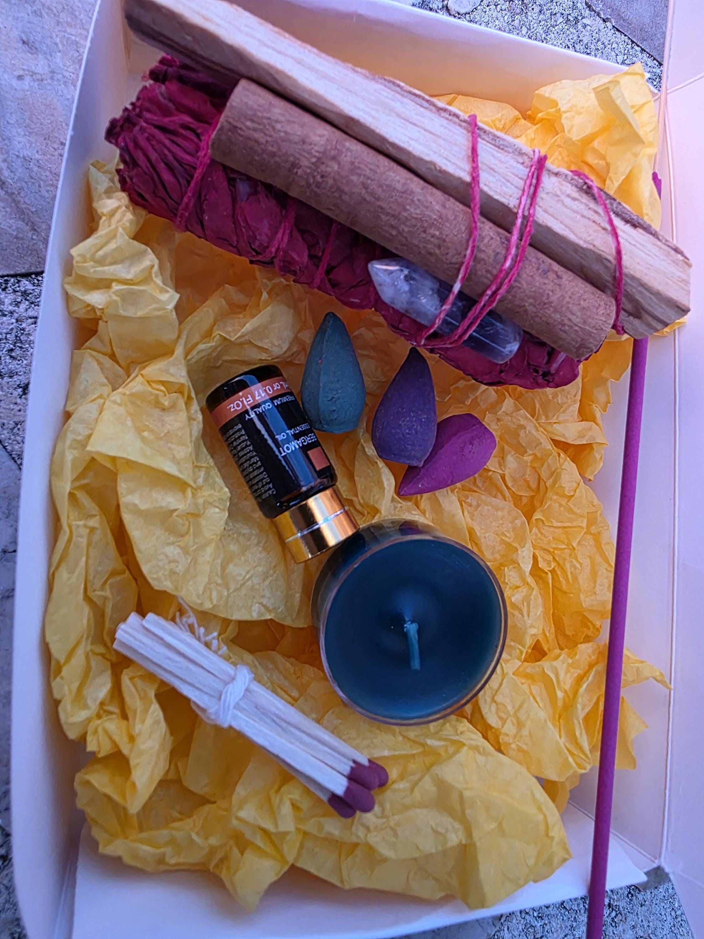 Spiritual Wellness Dragon’s Blood Sage Smudge Kit